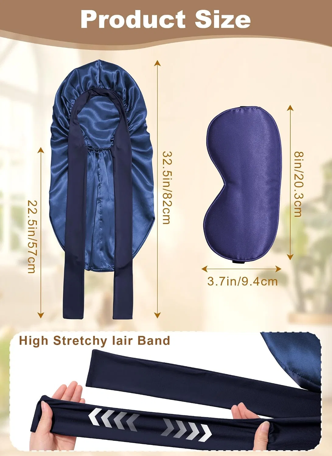 Шапочка для душа CHLINS, Navy — фото 2