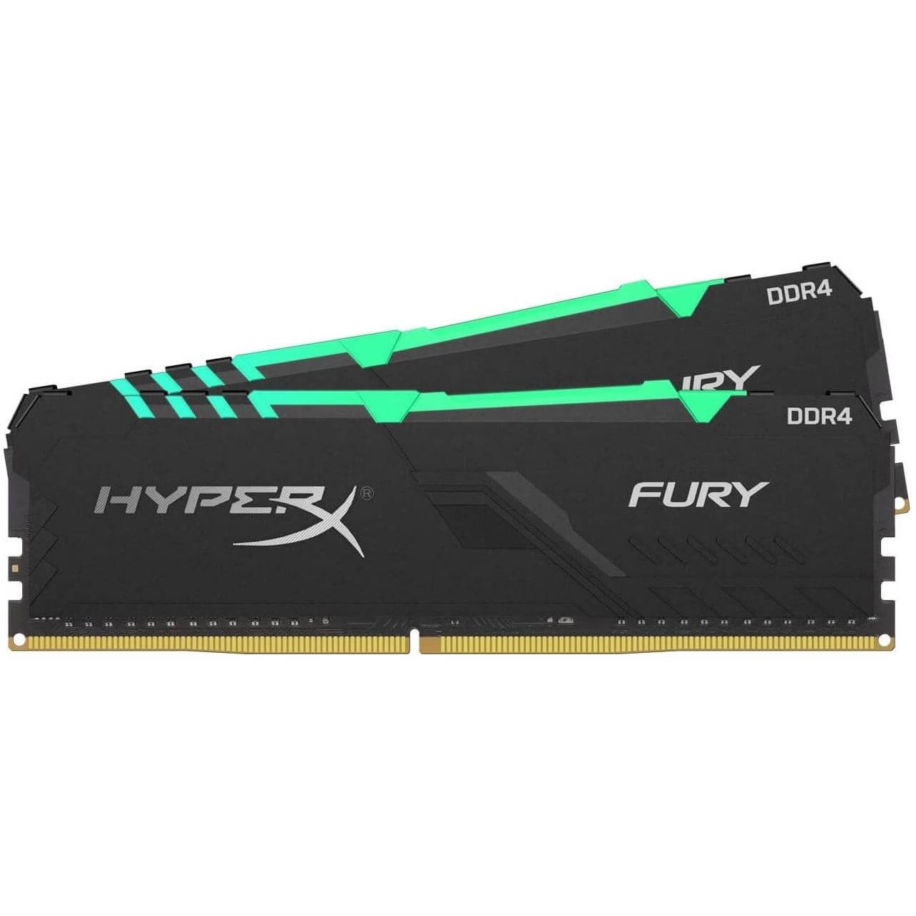 Оперативная память HyperX Fury RGB 32 ГБ (16 ГБ x2) DDR4 3600 МГц без ECC RAM DIMM HX436C18FB4AK2/32 - фото