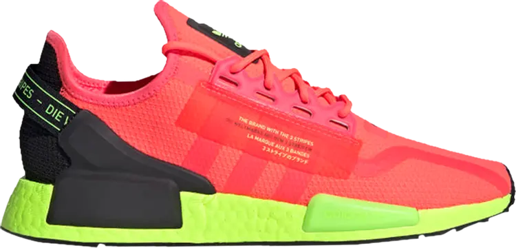 

Кроссовки Adidas NMD_R1 V2 'Watermelon Pack - Signal Pink', розовый