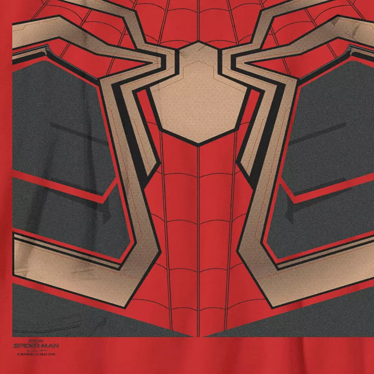 Детская футболка с принтом Marvel Spider-Man: No Way Home Iron Suit T-Shirt, Red — фото 2