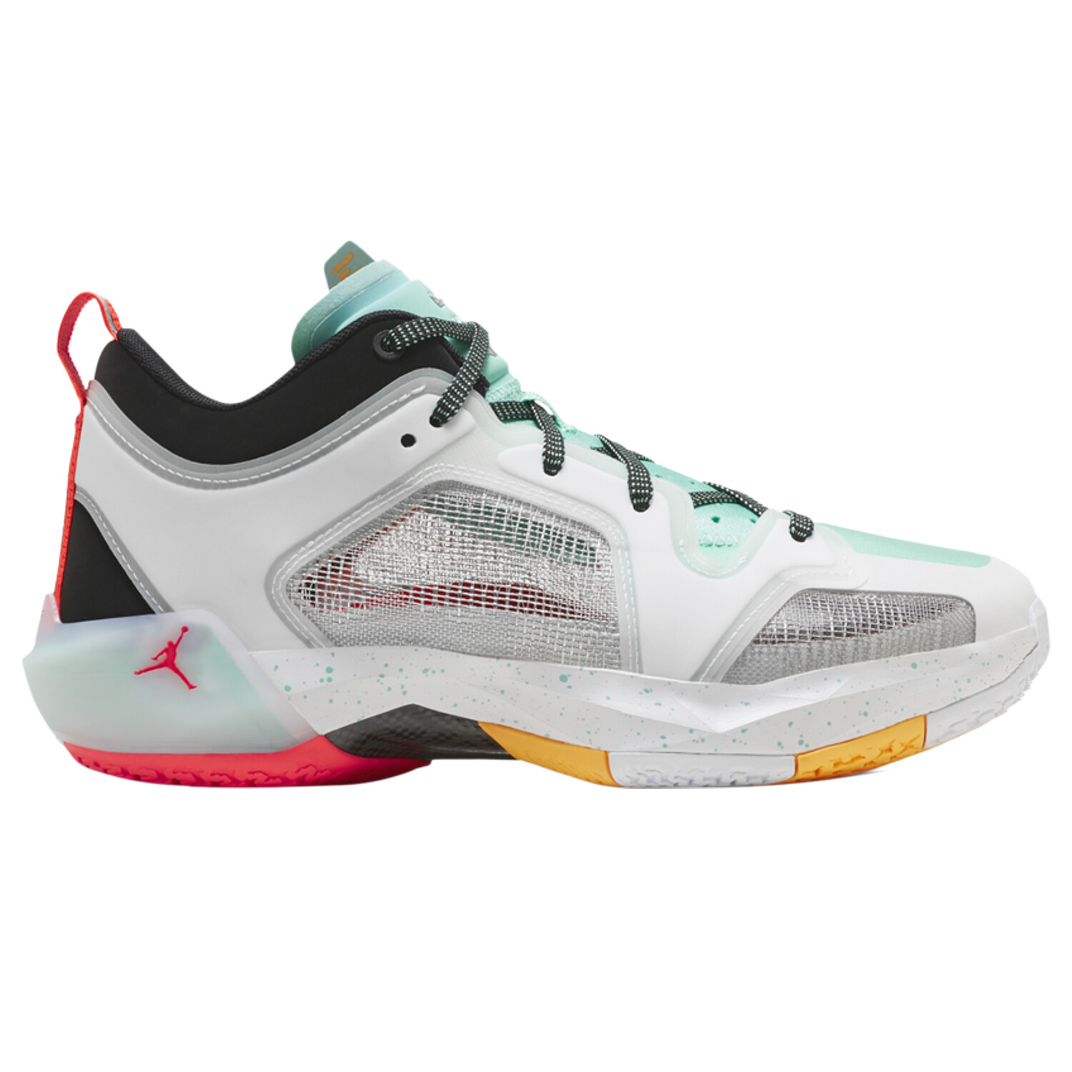 

Кроссовки Air Jordan Guo Ailun x 37 Low PF 'Silver Island Green', Белый