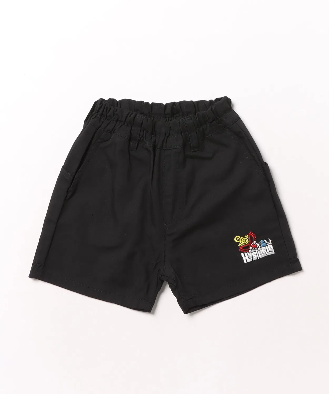Детские шорты с вышивкой RELAX WITH MINI HYSTERIC MINI, Black