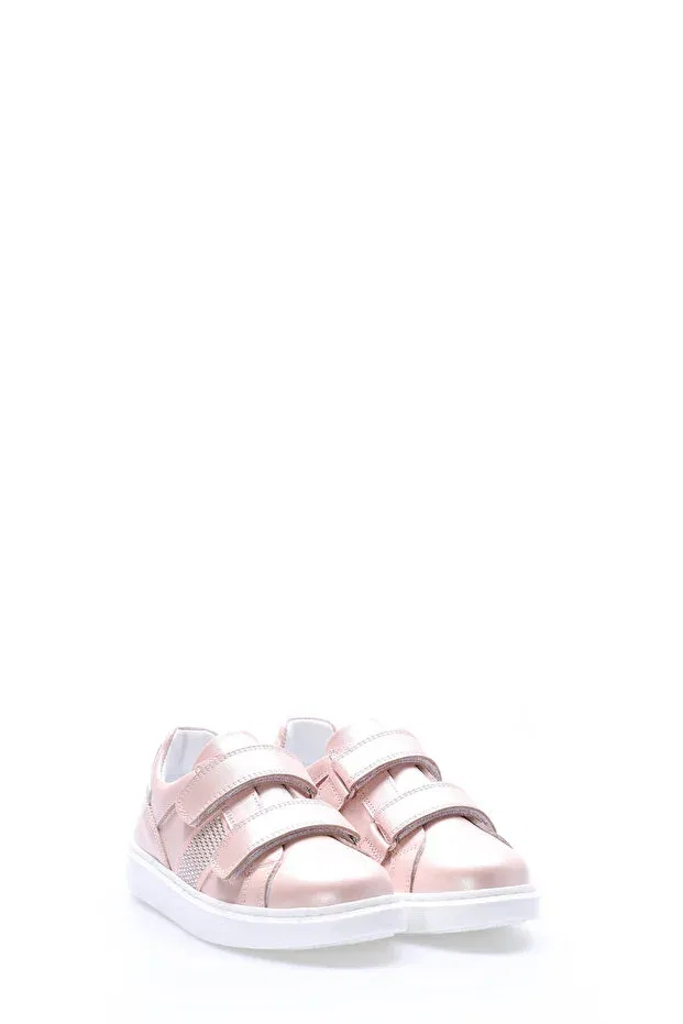 Детские повседневные туфли для девочек с коротким каблуком Mirgeshoes, Powder
