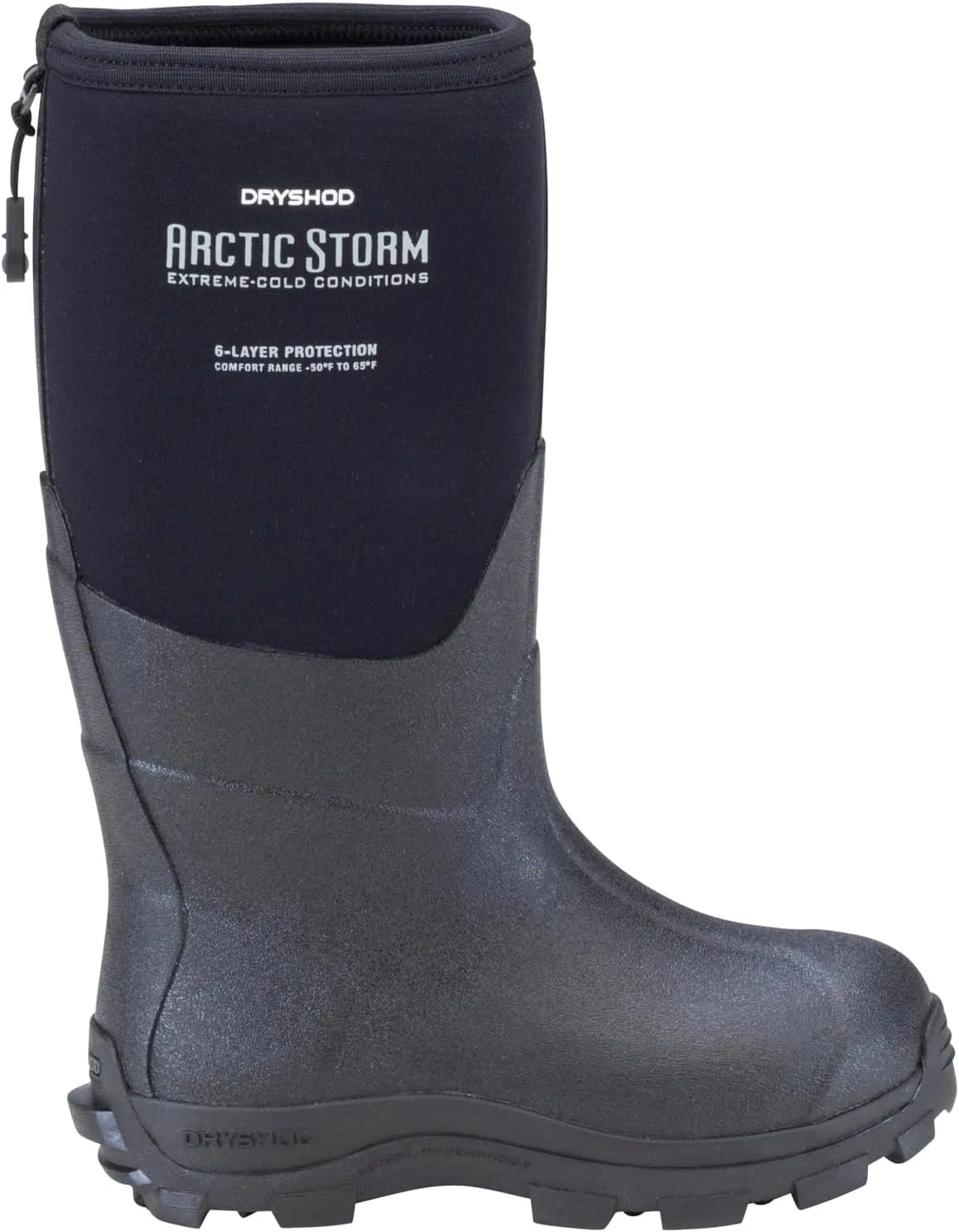 Детские зимние снегозащитные сапоги с утеплением Arctic Storm Dryshod, Black — фото 4