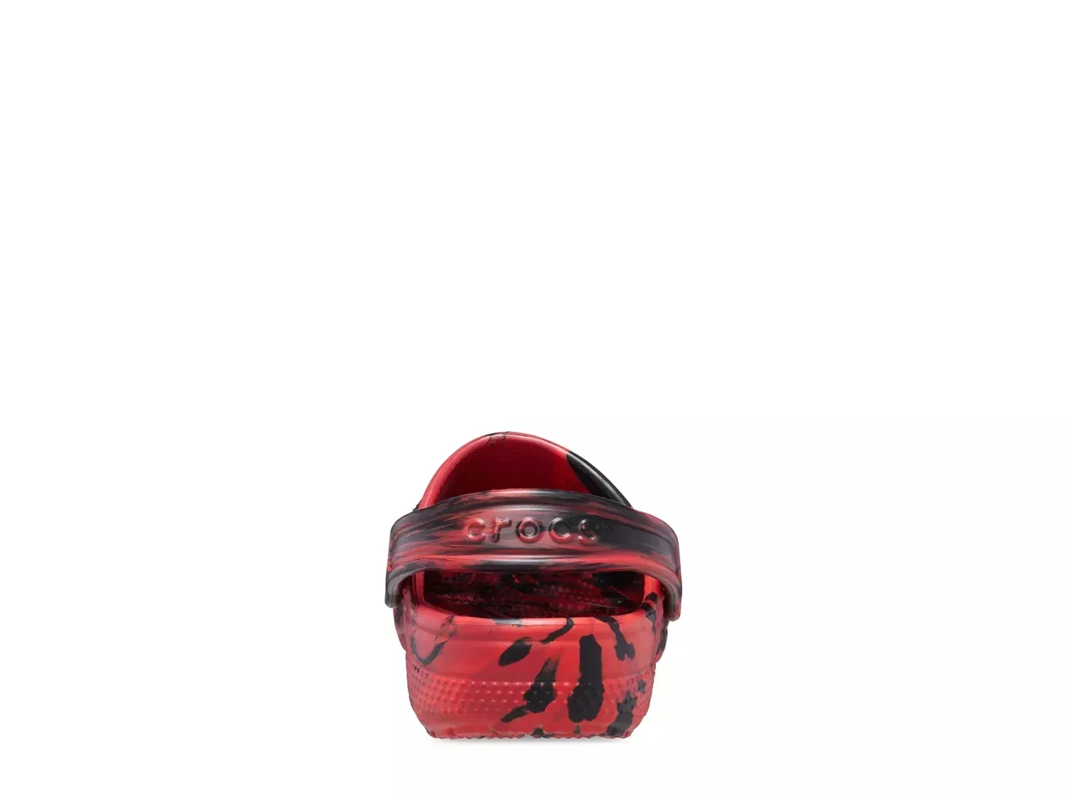 Клоги Classic Marbled, Crocs, Black/Pepper Red Marble — фото 2
