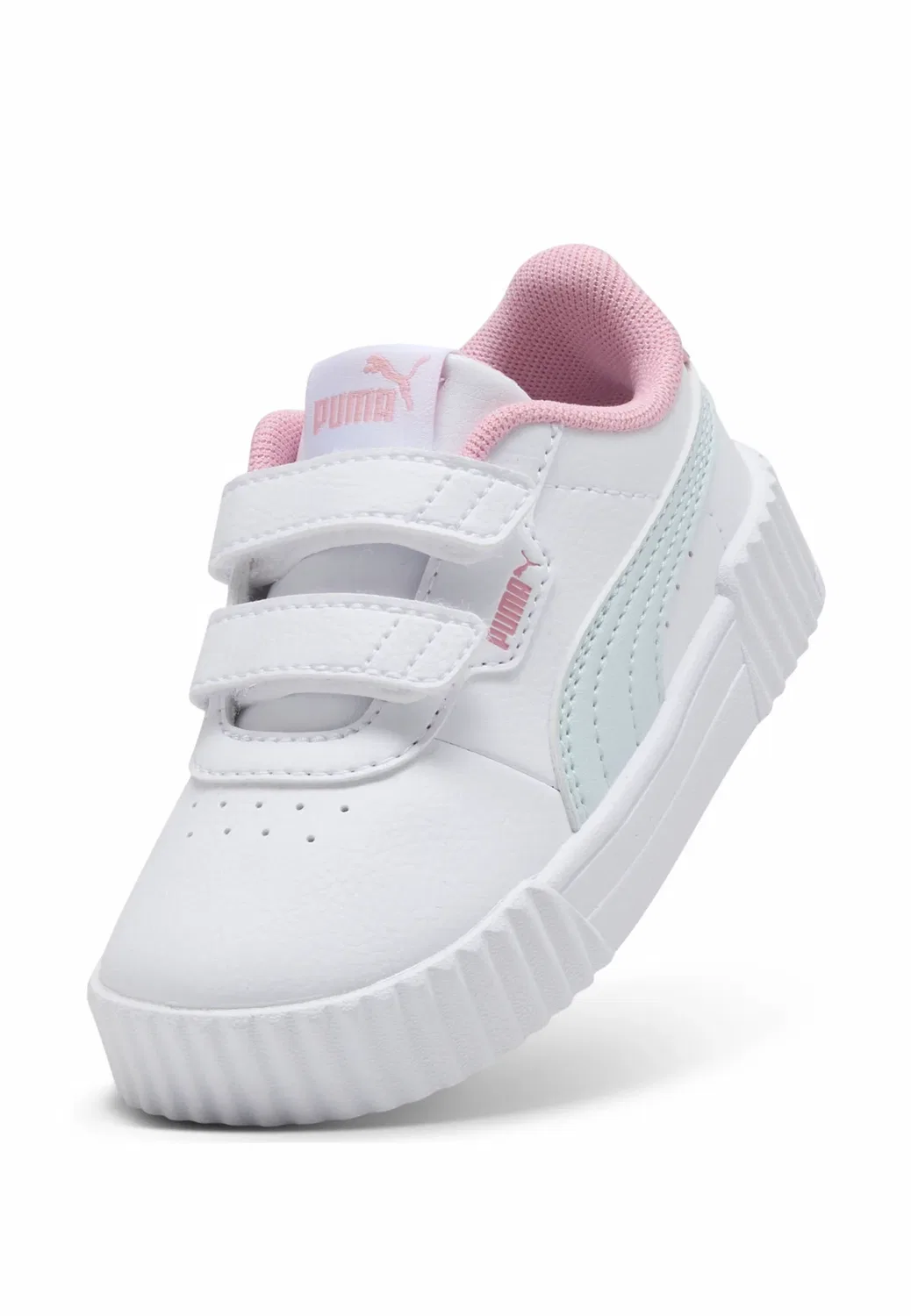 Кроссовки Carina 3.0 - детская обувь Puma, White-Sea Glass — фото 4
