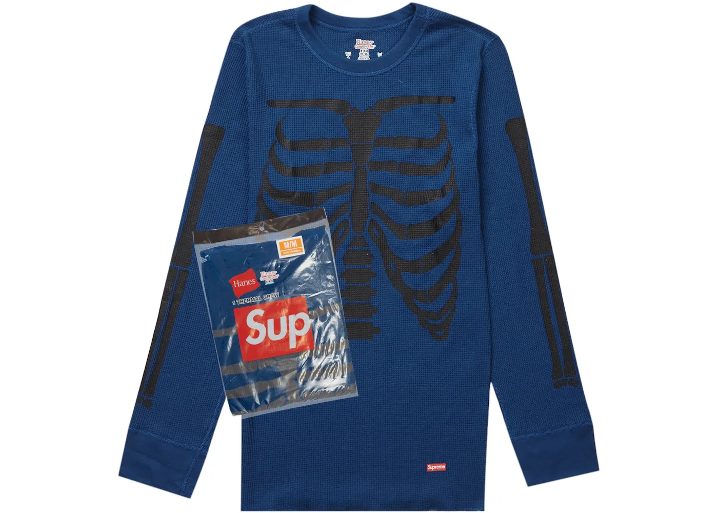 Мужской лонгслив с принтом Supreme Crew (1 Pack), Blue