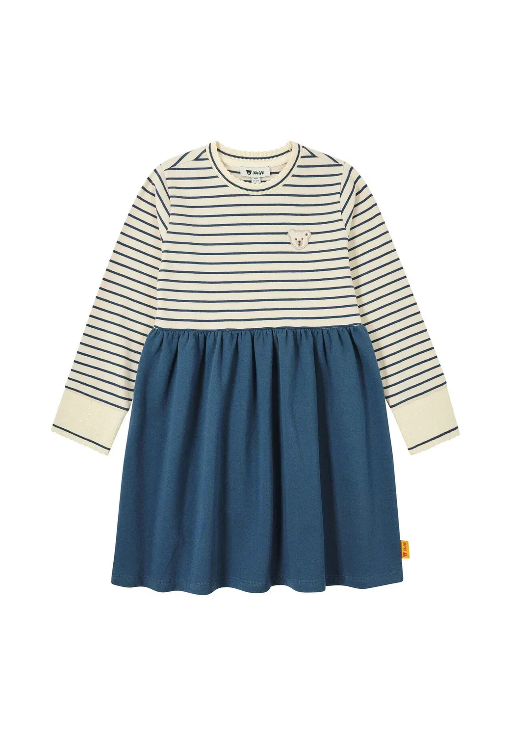 Kleid langarm woof & fluff - платье-джемпер Steiff, Dark Denim