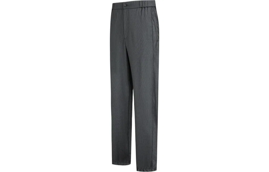 Мужские брюки повседневные с зауженным кроем EMPORIO ARMANI, Dark Gray — фото 4