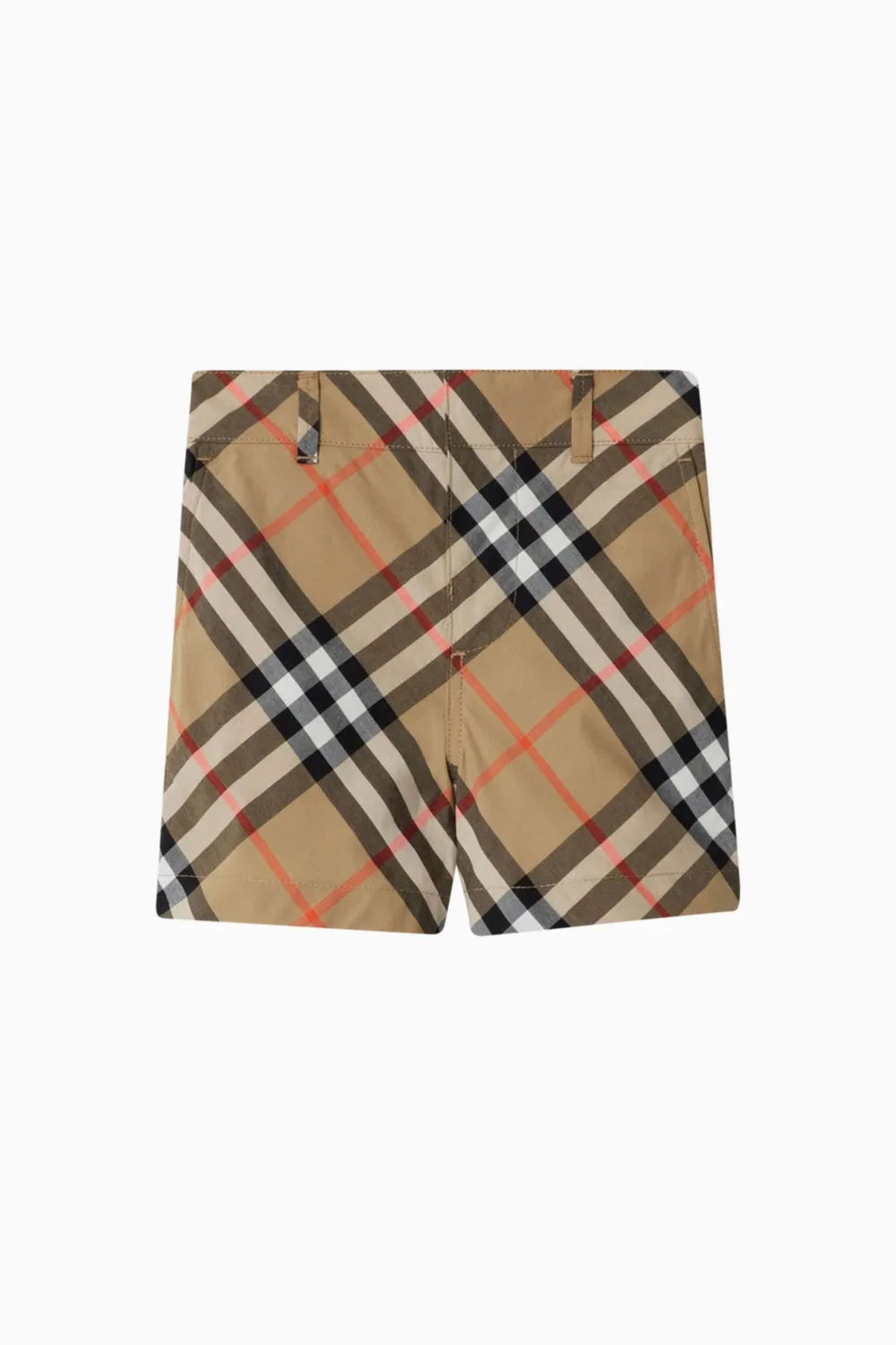 Шорты в клетку из хлопкового поплина Burberry