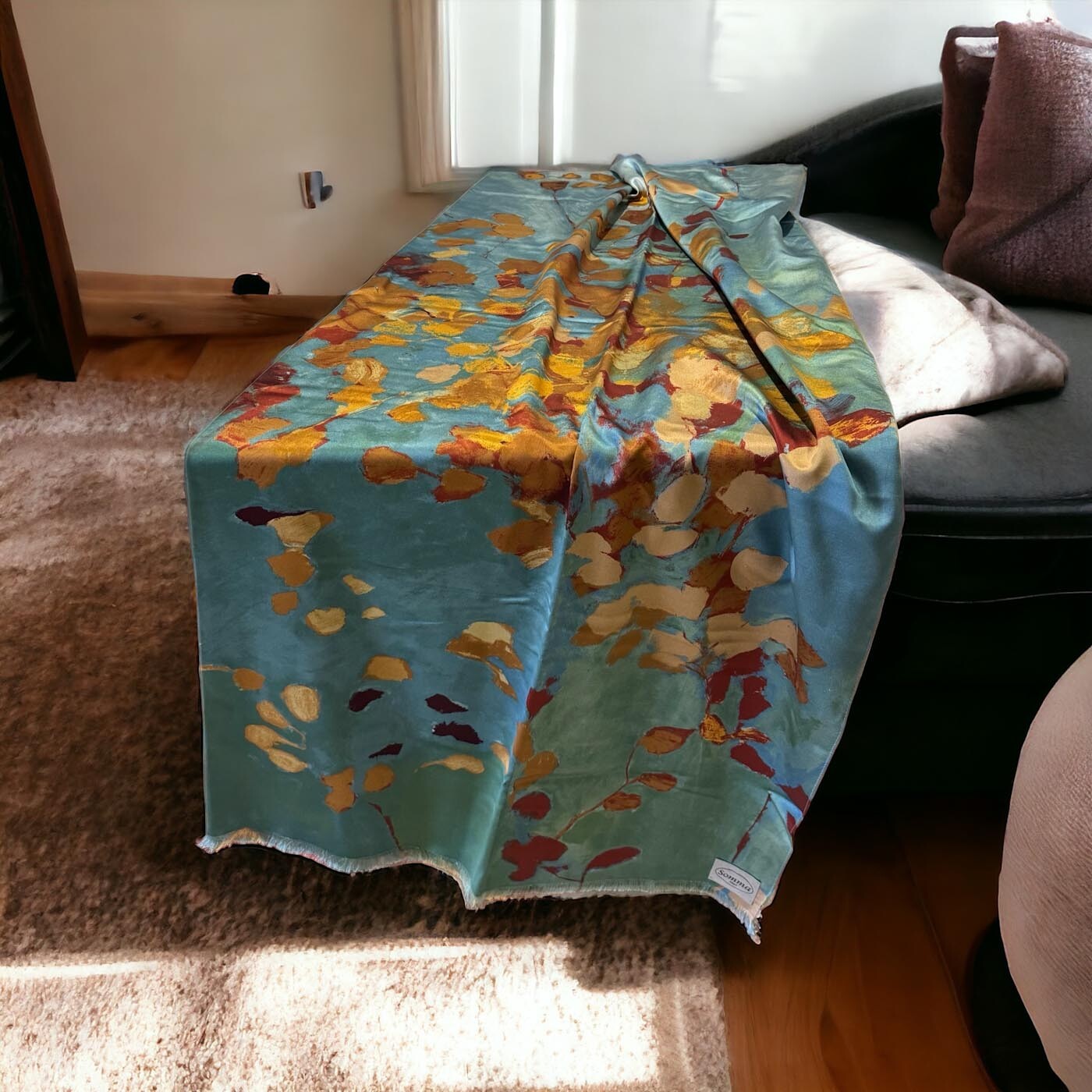 

Плед Somma Silk and Cashmere Aerial, 140×180 см, мультиколор