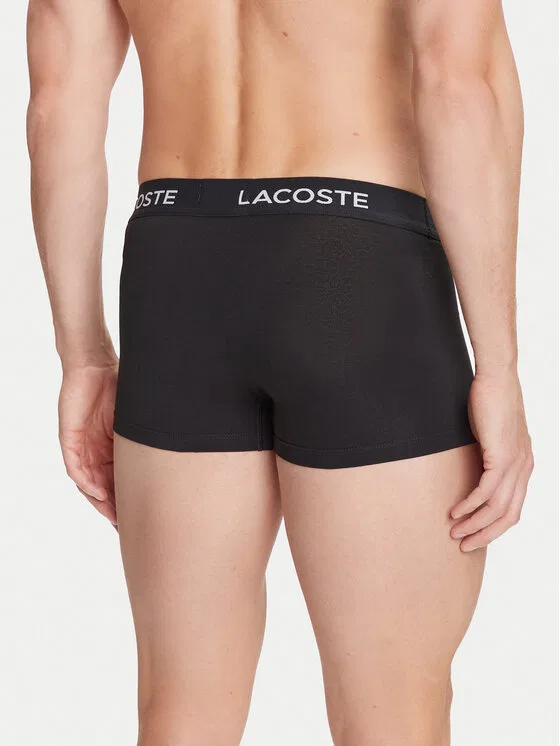 Комплект боксеров Lacoste, 7 штук, черный — фото 4