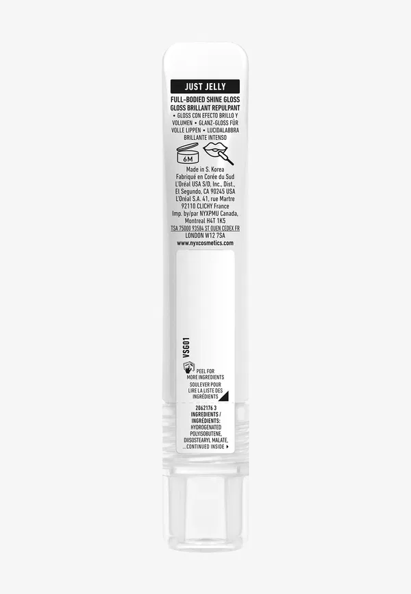 Блеск для губ Peptide Infused Jelly Job Nyx Professional Makeup, just jelly 7.5 мл, цвет just jelly — фото 3