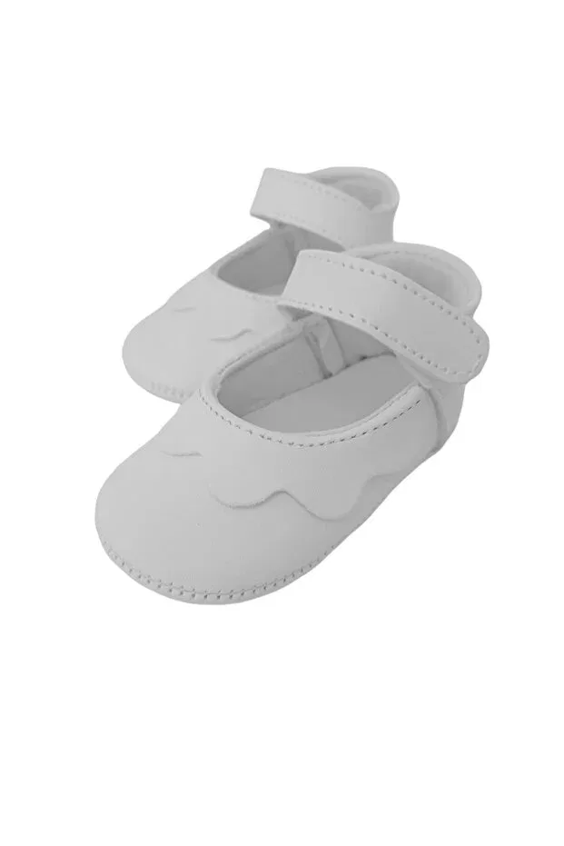 Детские ботинки для девочек с липучкой Hira Kids Collection, White