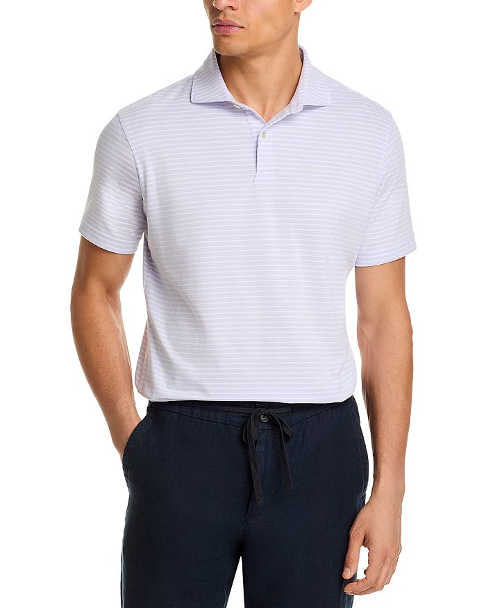 

Крафтовая поло-рубашка Crown Crafted Albatross из хлопкового пике Peter Millar, фиолетовый