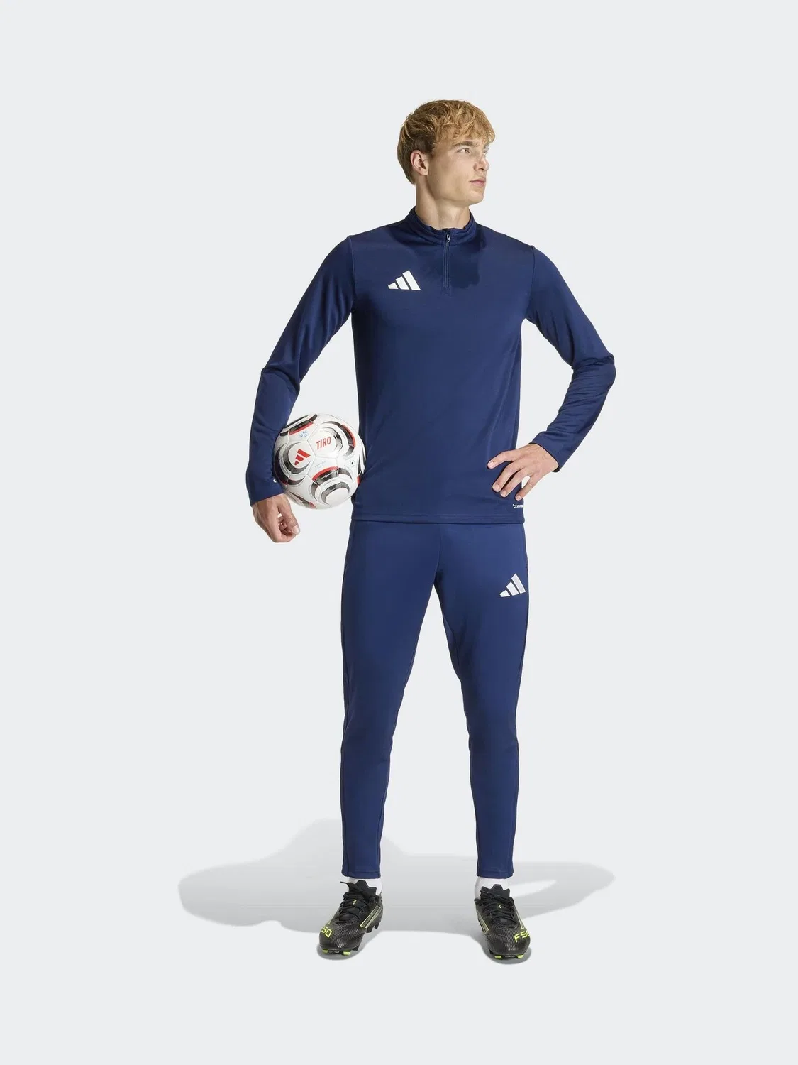 Штаны тренировочные Entrada26 adidas, синие — фото 3