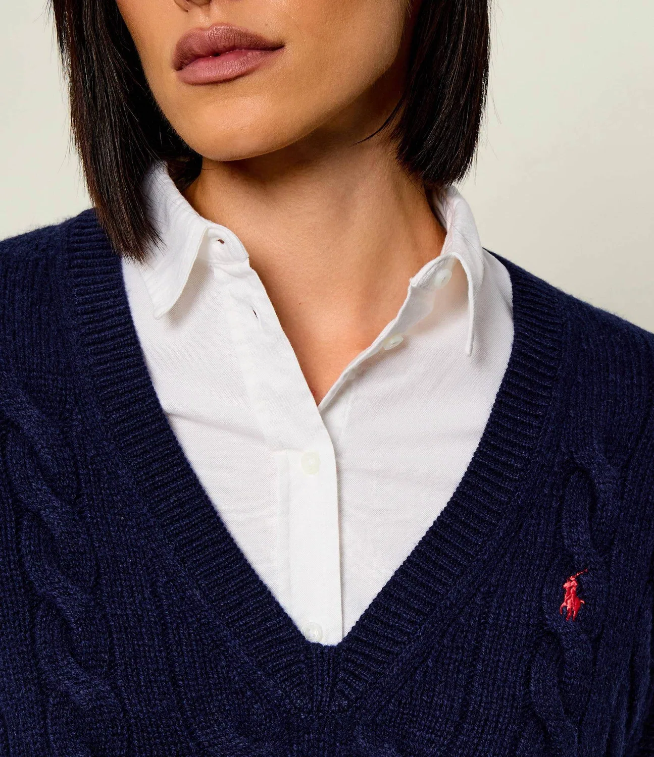 Жилет из шерсти Polo Ralph Lauren, темно-синий — фото 4