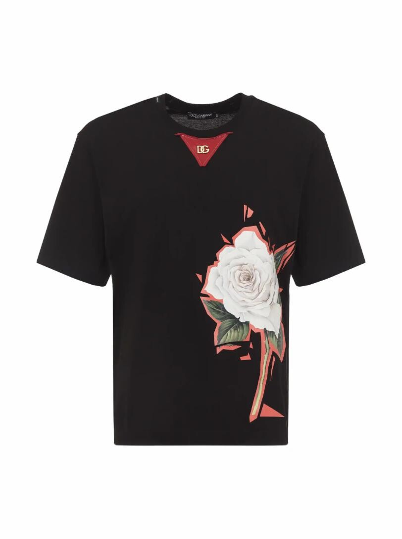 

Оверсайз футболка с логотипом Dolce&Gabbana, Черный, Оверсайз футболка с логотипом Dolce&Gabbana