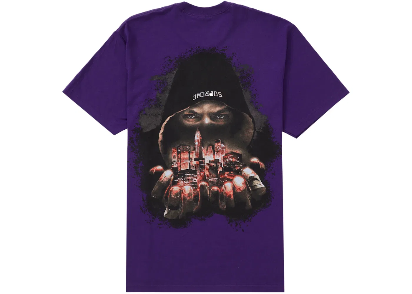 Мужская футболка с принтом Supreme Fighter Tee Supreme, Purple