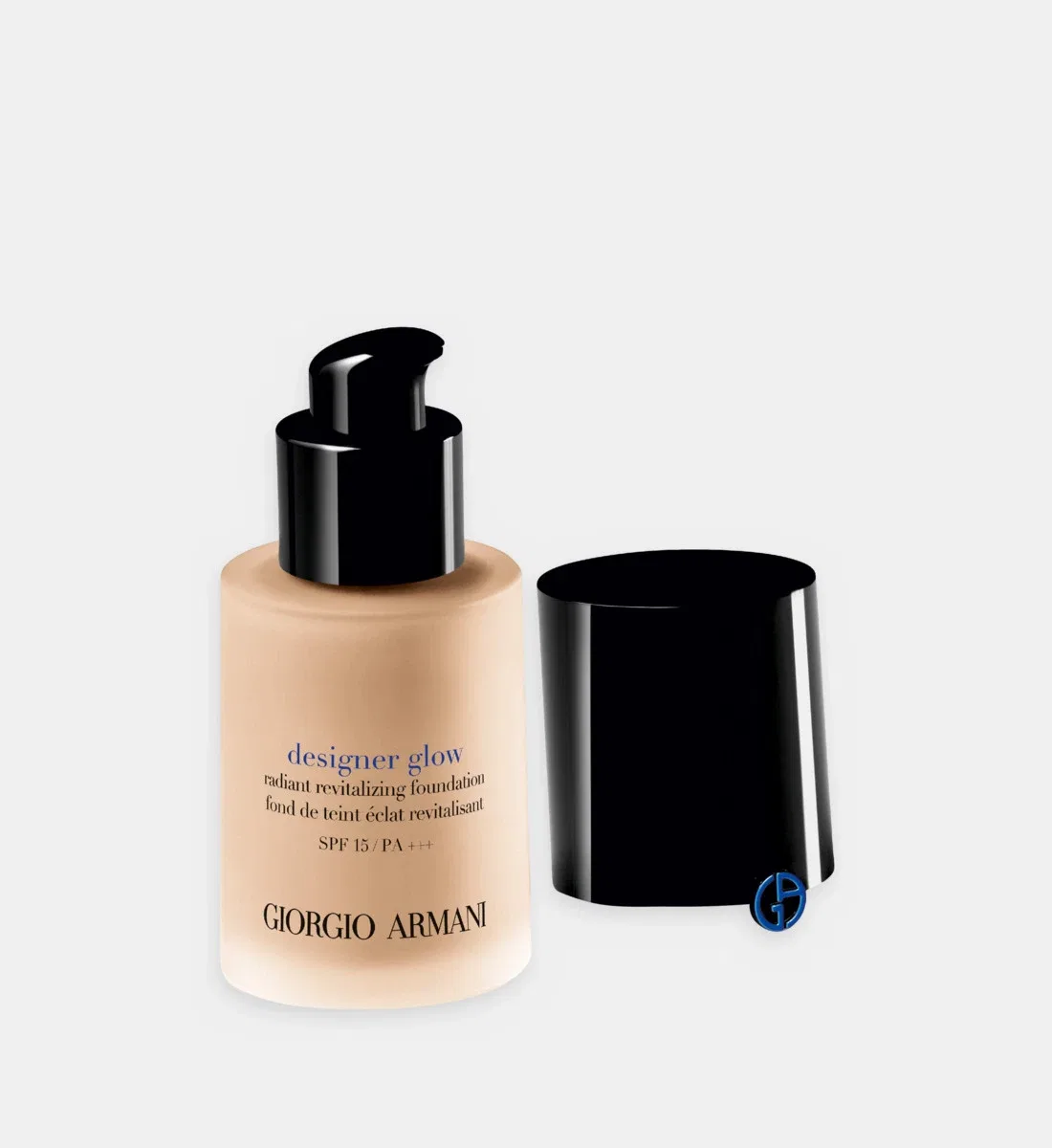 Designer Glow Флюидная основа для сияния кожи и ее оживления GIORGIO ARMANI, бежевый — фото 2