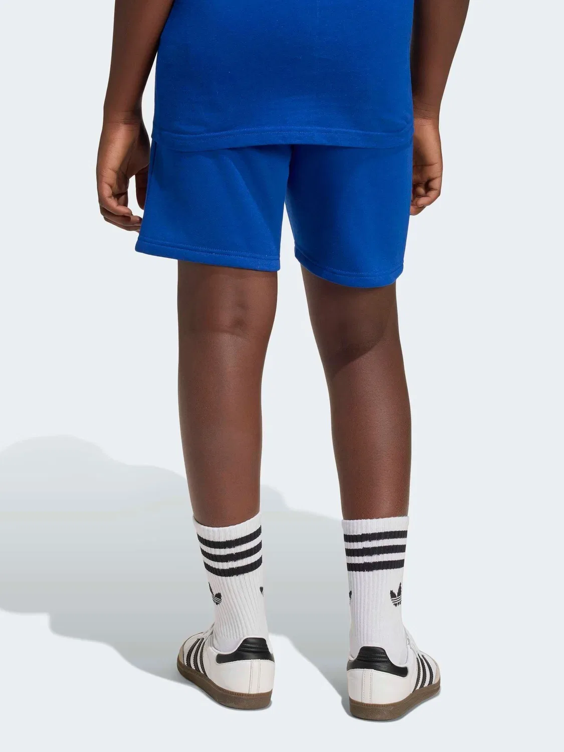Шорты из флиса, Regular Fit, adidas Originals, синие — фото 2