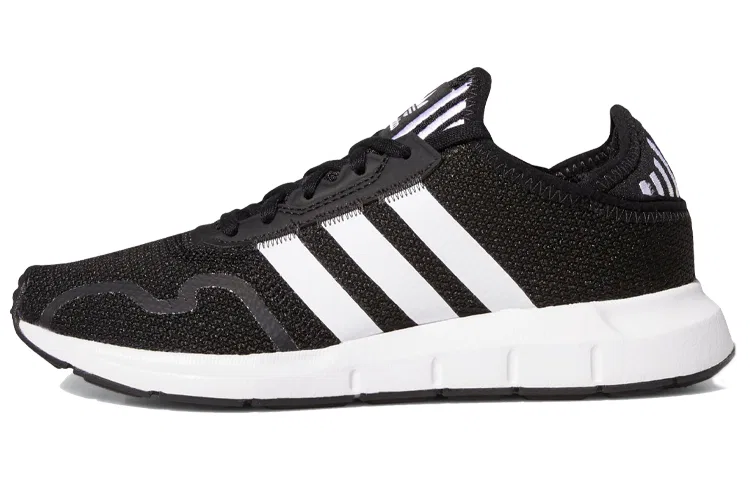 Детские кроссовки для бега с амортизацией Swift Run X Adidas Originals, Black White
