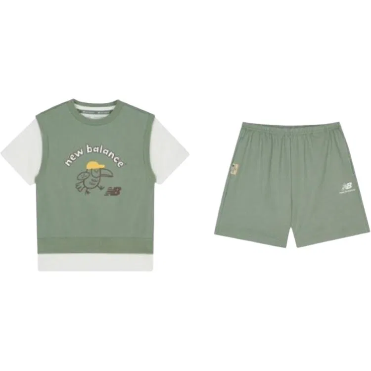 Детский комплект спортивной одежды New Balance, Green