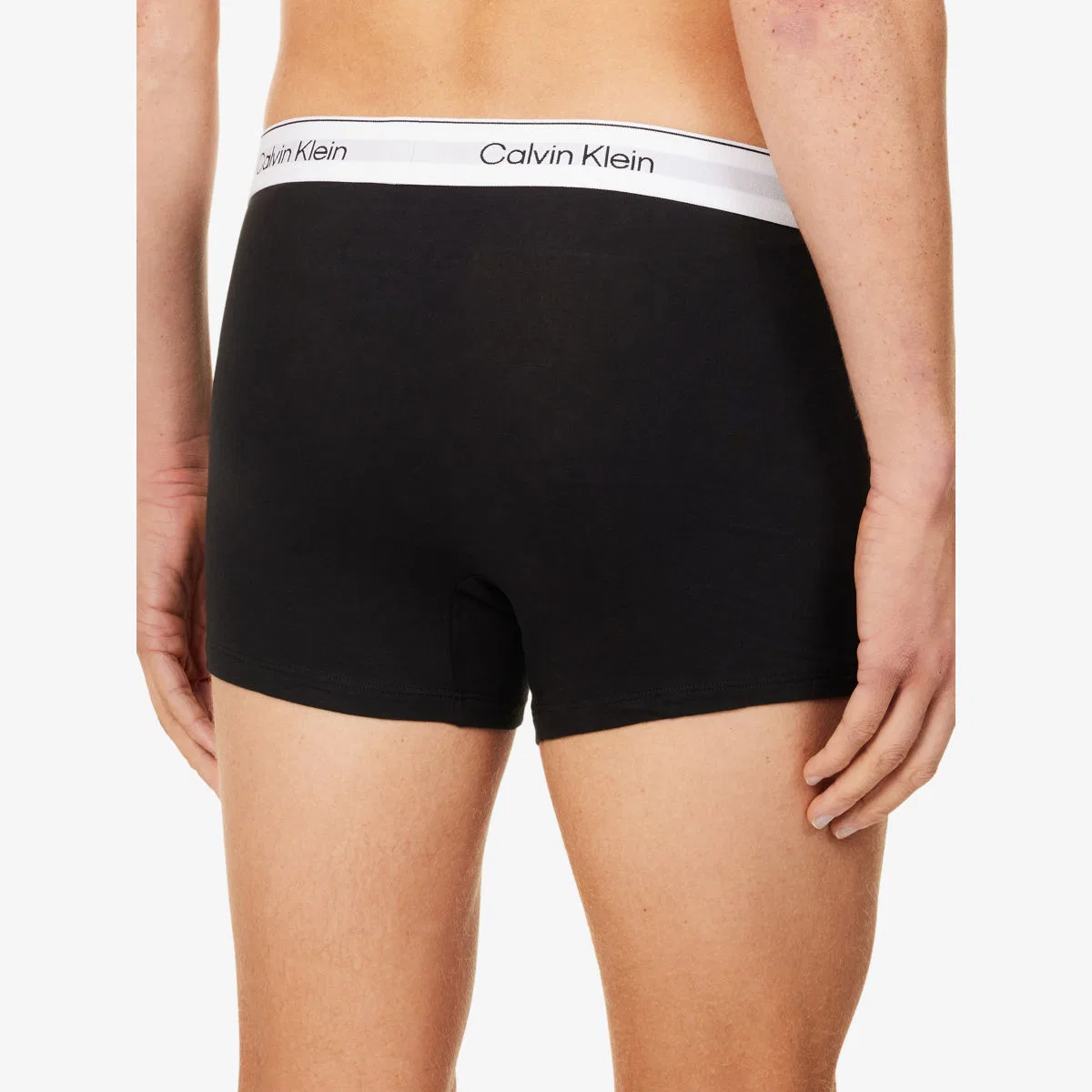 Набор Icon из пяти плавок из эластичного хлопка Calvin Klein, черный — фото 3