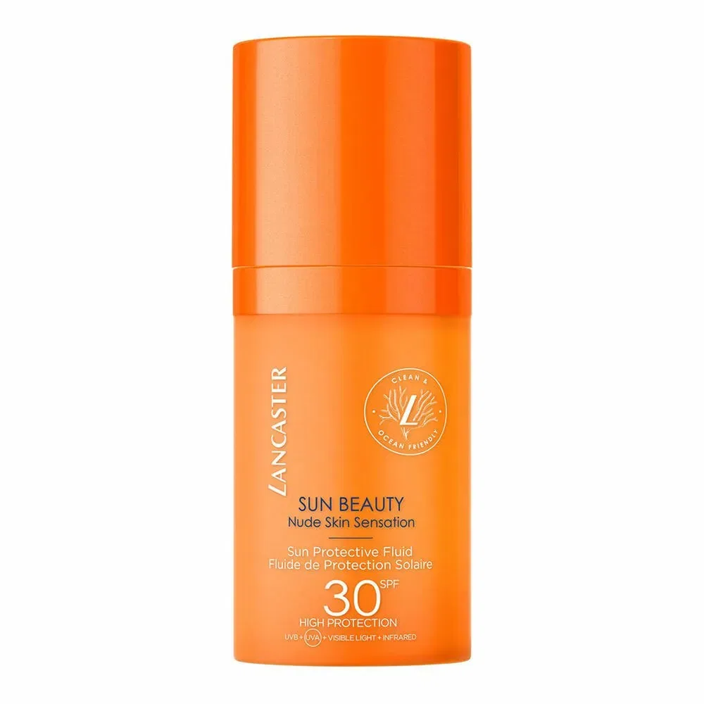 Солнцезащитная жидкость для лица SPF30 Lancaster, оранжевый