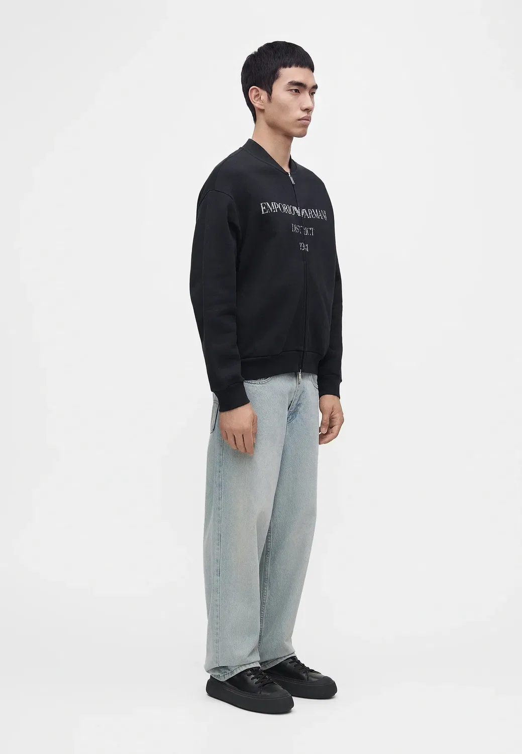 Толстовка на молнии Emporio Armani, Dark Navy — фото 4