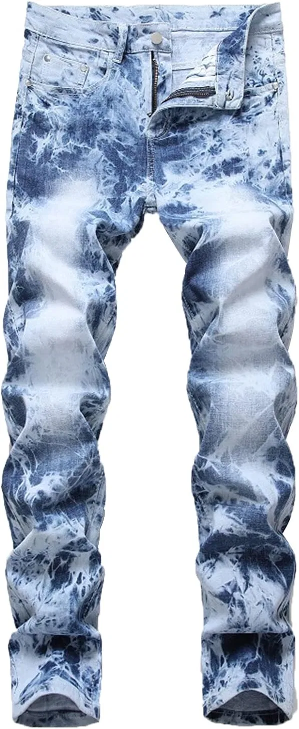 Джинсы Skinny Fit Distressed, Generic, Lightblue
