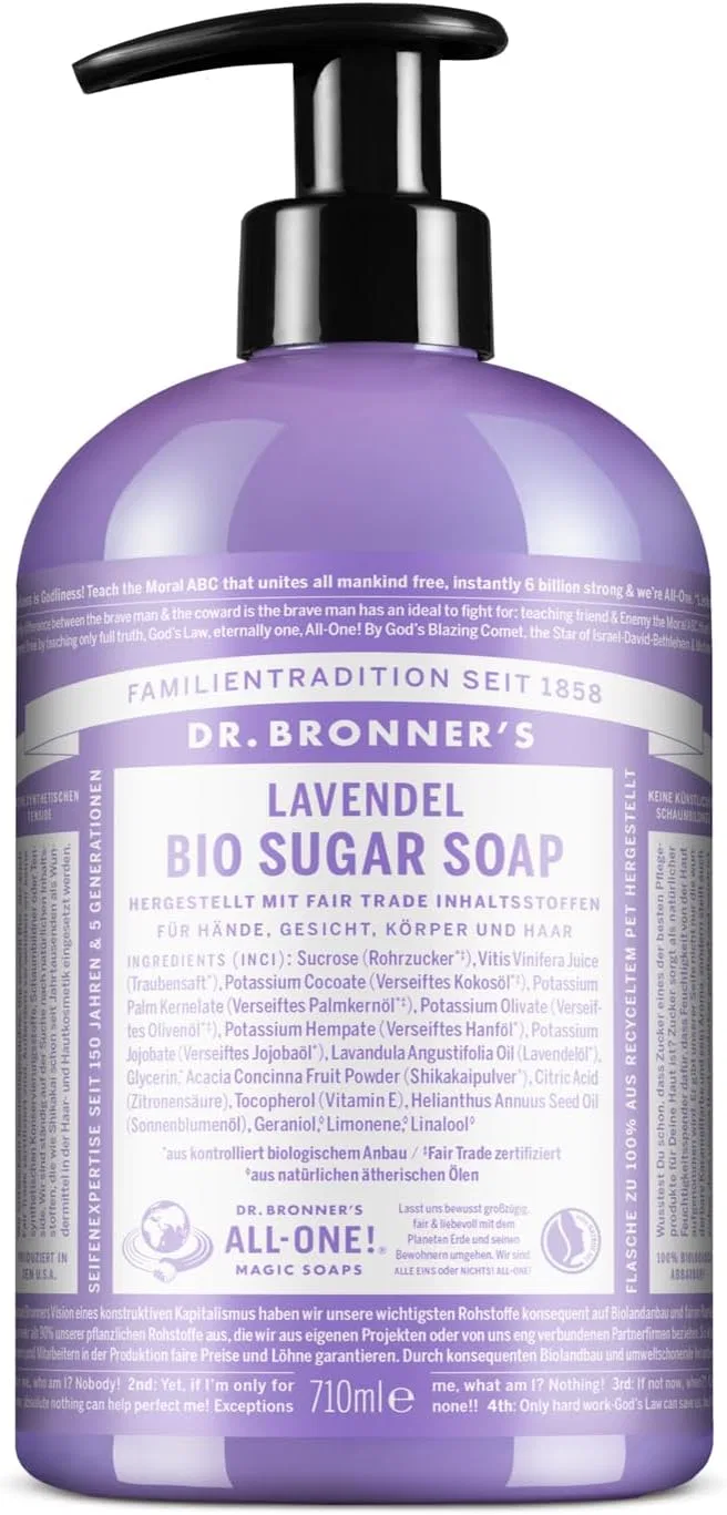 Гель для рук Lavender, Dr. Bronner's, 710 мл