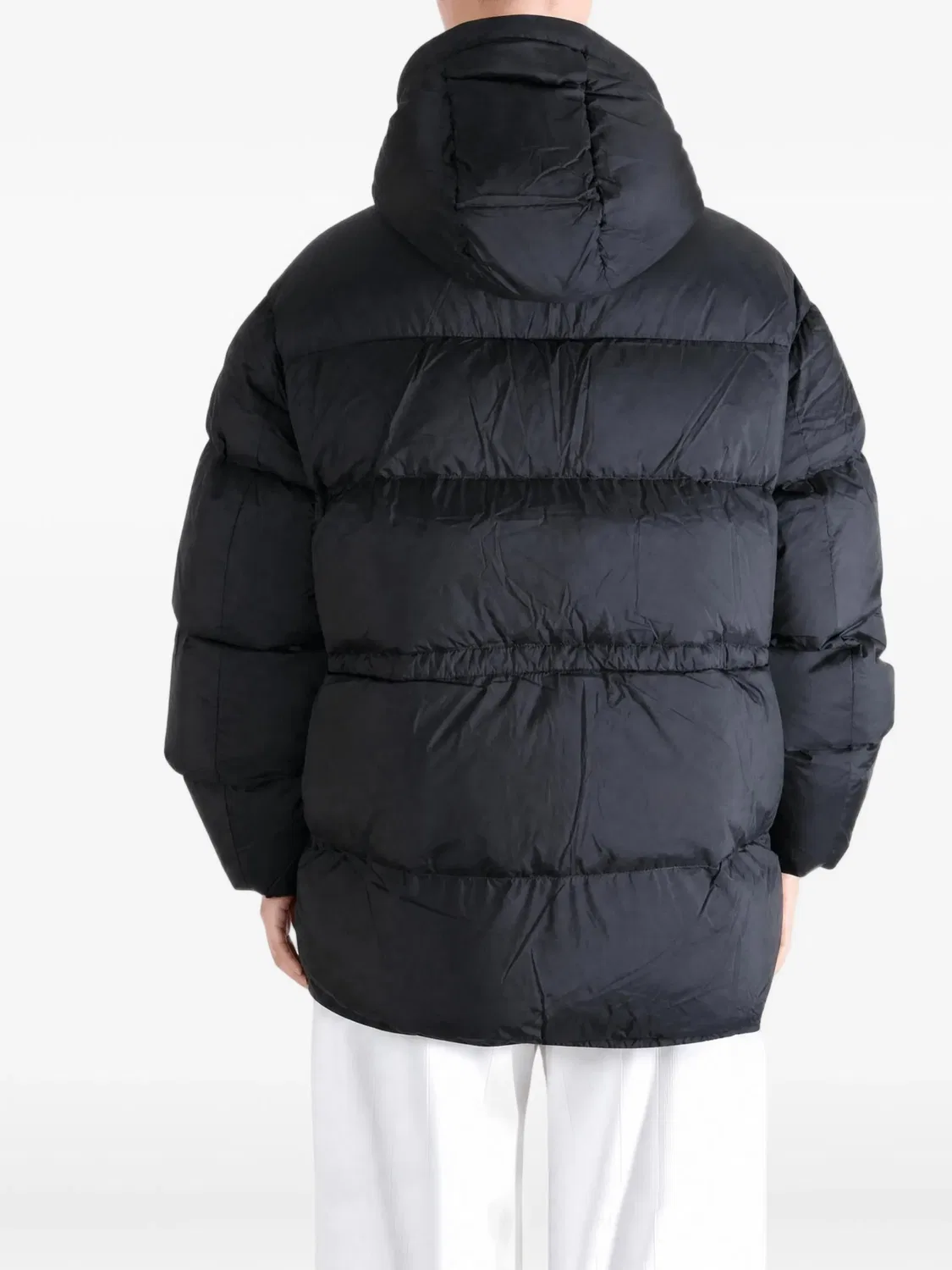Стеганое пальто с кулиской черного цвета Canada Goose, черный — фото 2