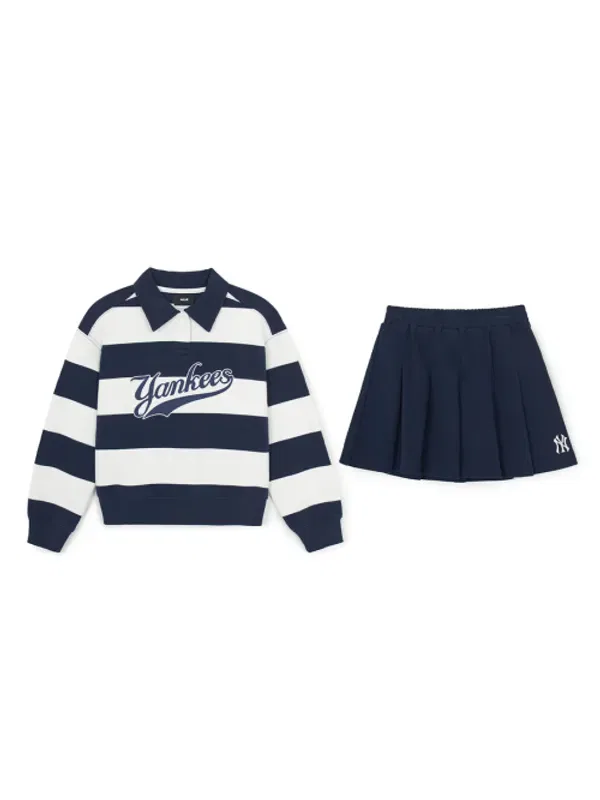 Костюм спортивный с поло, SPORTIVE VARSITY Mlb Kids, Navy — фото 2