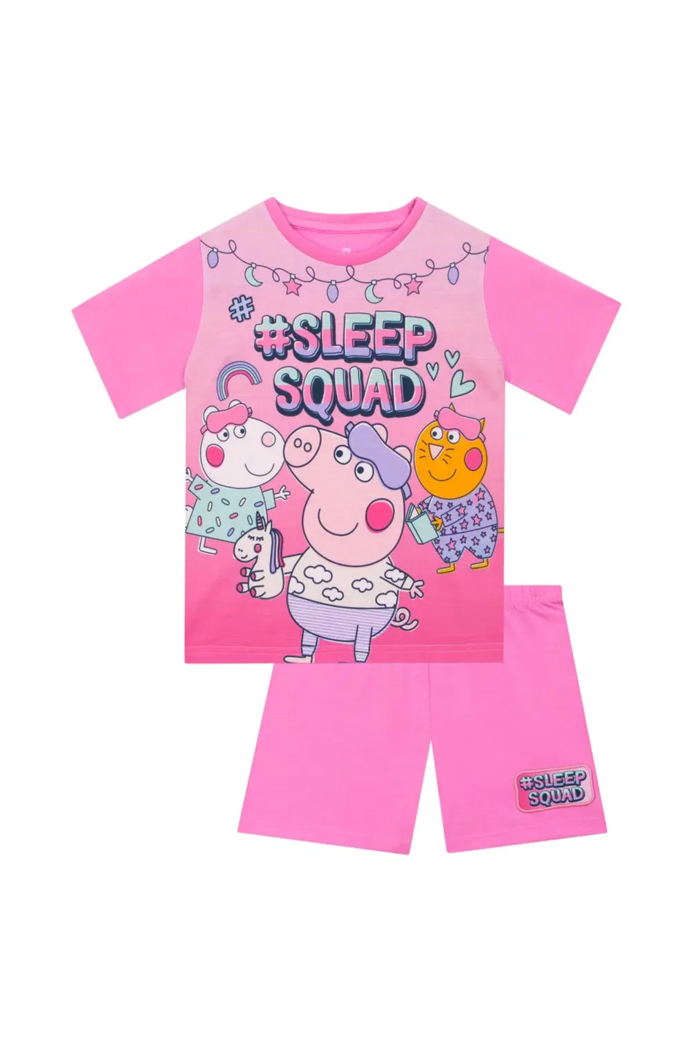 Детский комплект пижамы с коротким рукавом Peppa Pig, Pink