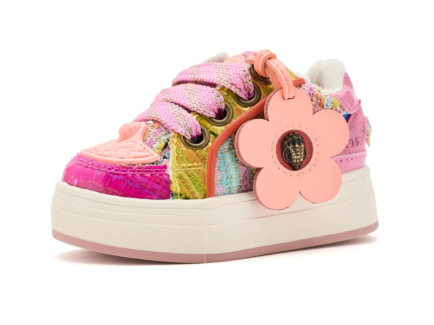 Кроссовки Mini Southbank Tag (для малышей) Kurt Geiger London Kids, Pink Multi