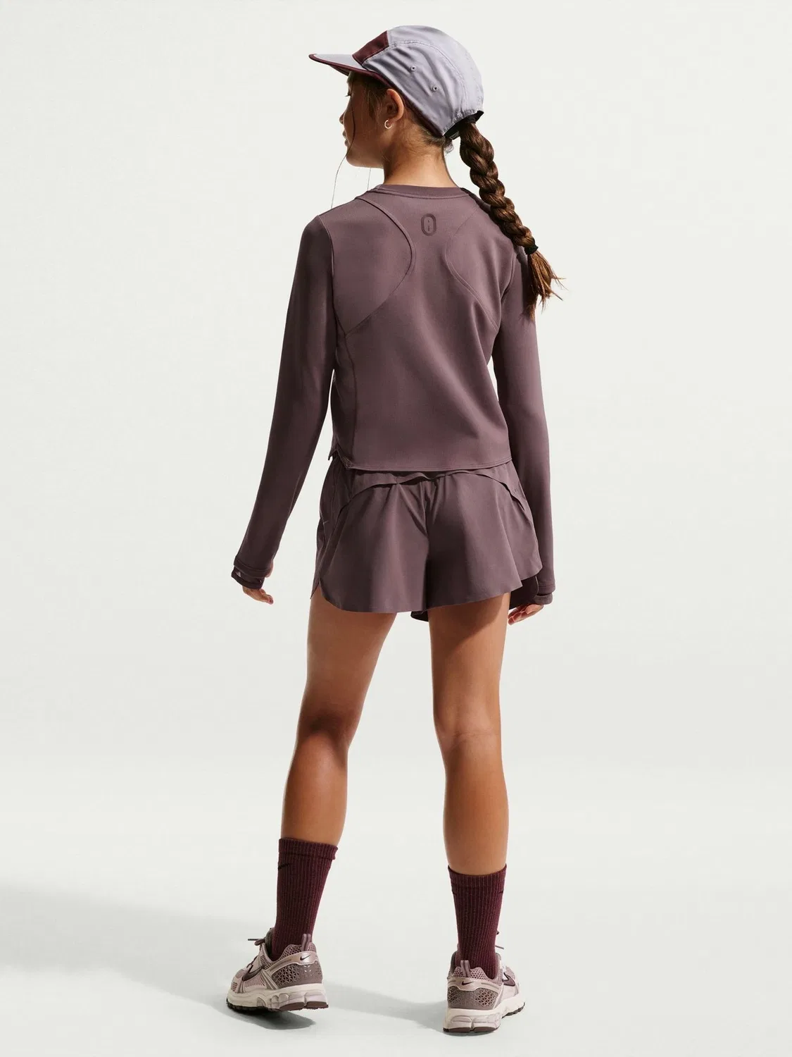Футболка с длинным рукавом Nike, Mavn, Dri-FIT, тату-коричневый — фото 2