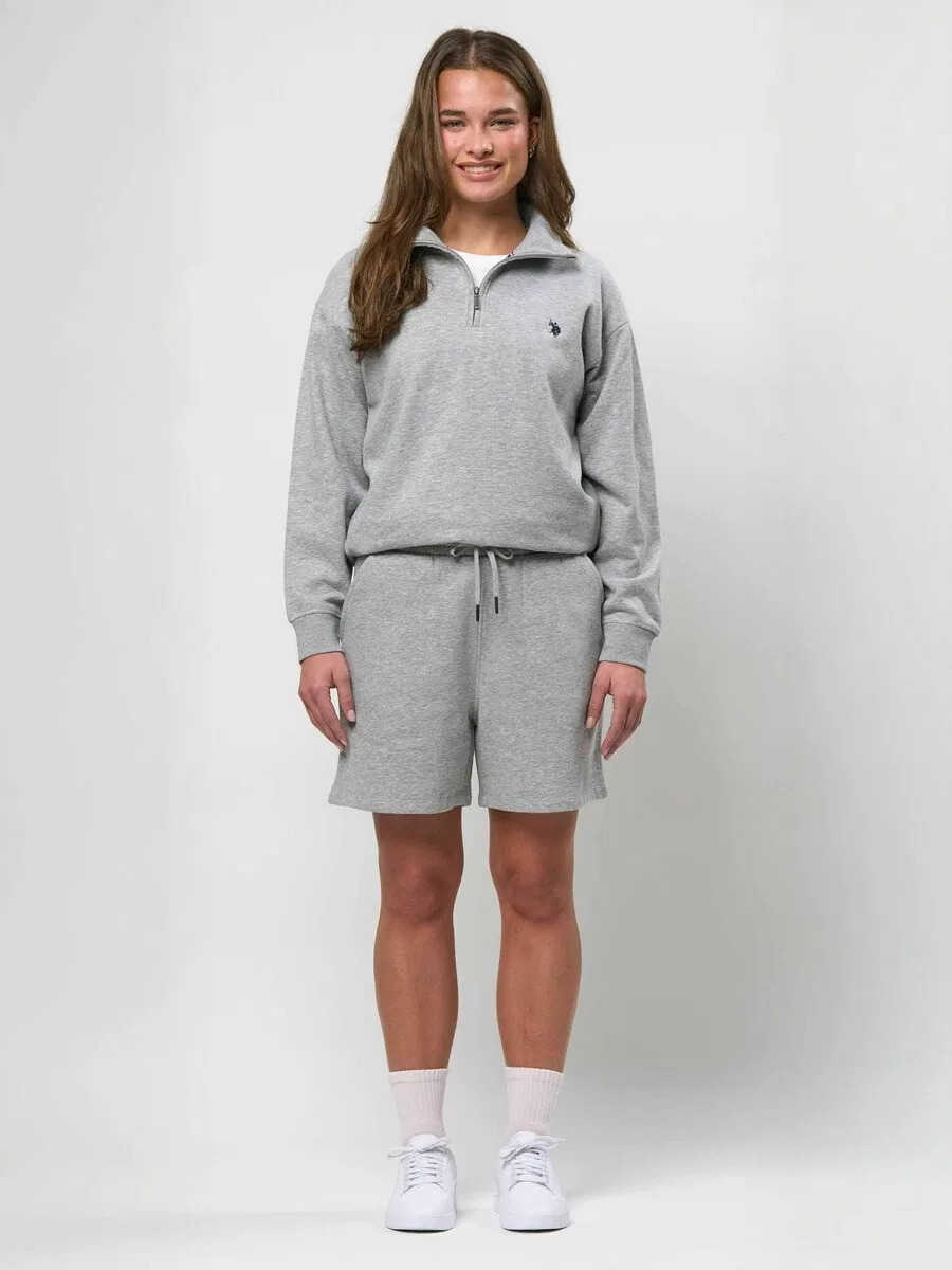 Шорты U.S. POLO ASSN. Regular Pants 'UWMaeve' в серо-пятнистом цвете — фото 2