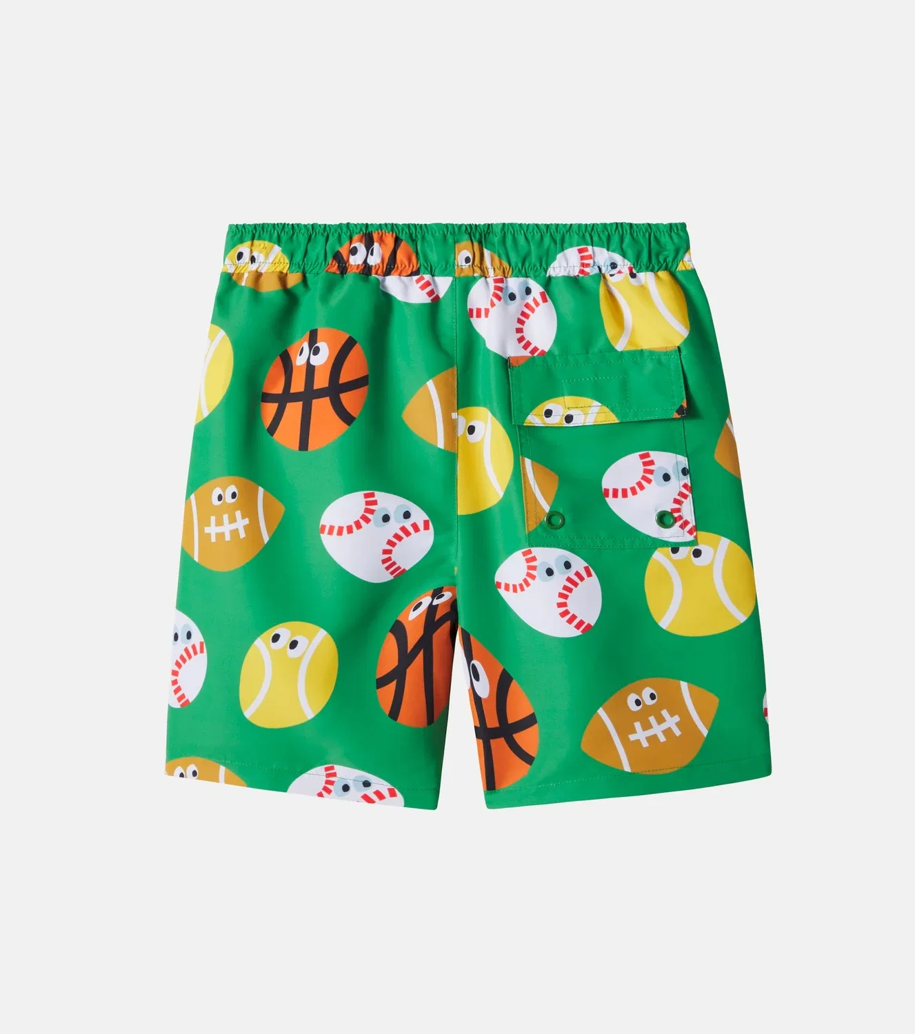 Плавки с принтом Stella Mccartney Kids, зеленый — фото 2