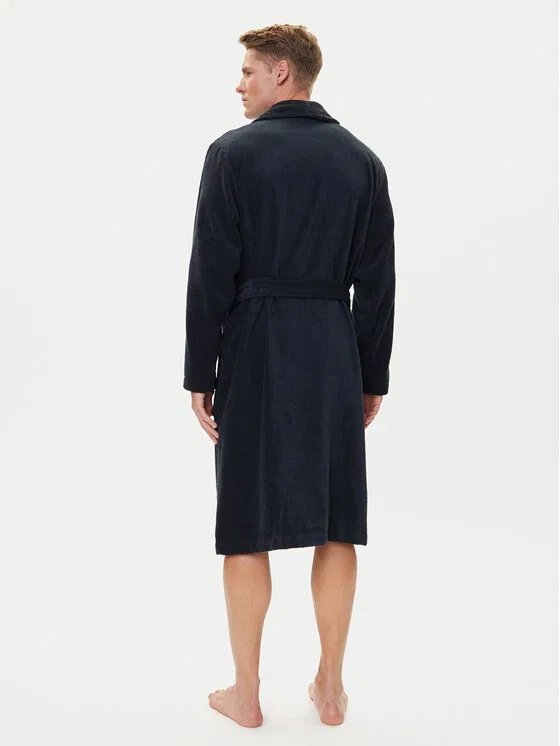 Халат Icon Bathrobe Tommy Hilfiger, темно-синий — фото 2