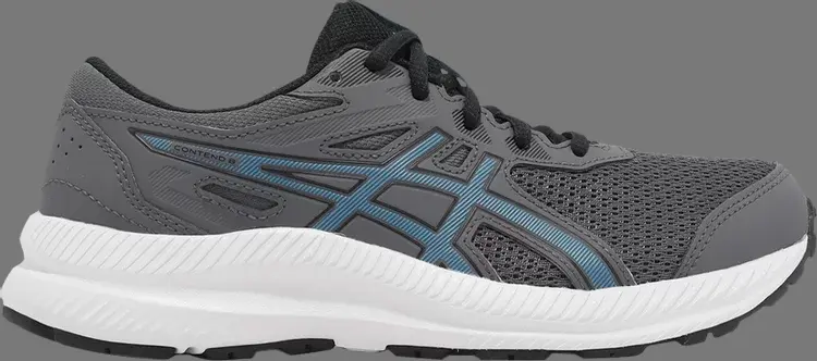 

Кроссовки contend 8 gs 'carrier grey island blue' Asics, серый