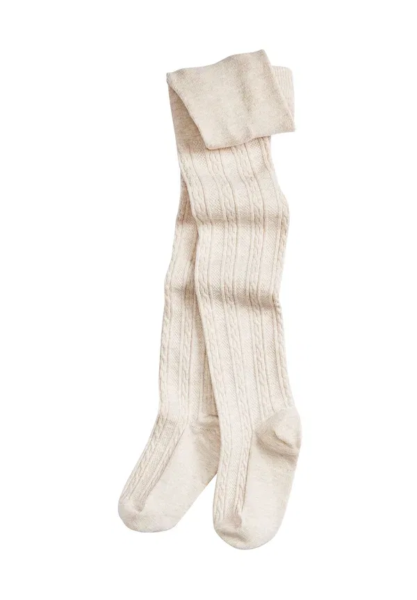 Колготки хлопковые Cable Next off-white, белый