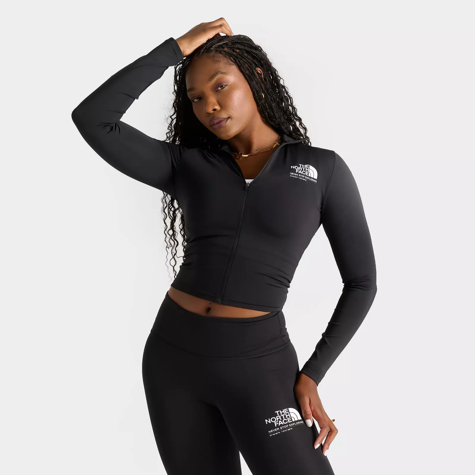 

Толстовка Women's The North Face Performance Graphic Slim Full-Zip, черный