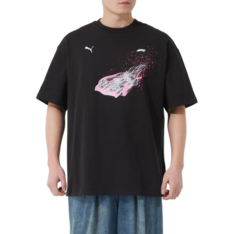 

PUMA Футболка мужская черная, Черный, PUMA Футболка мужская черная