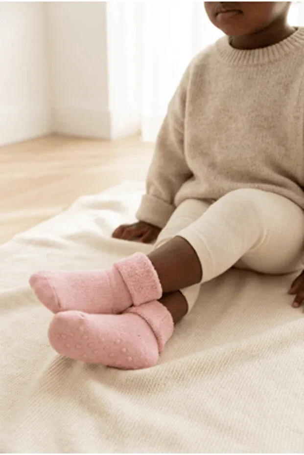 Детские носки махровые Bony Socks, Pink — фото 2