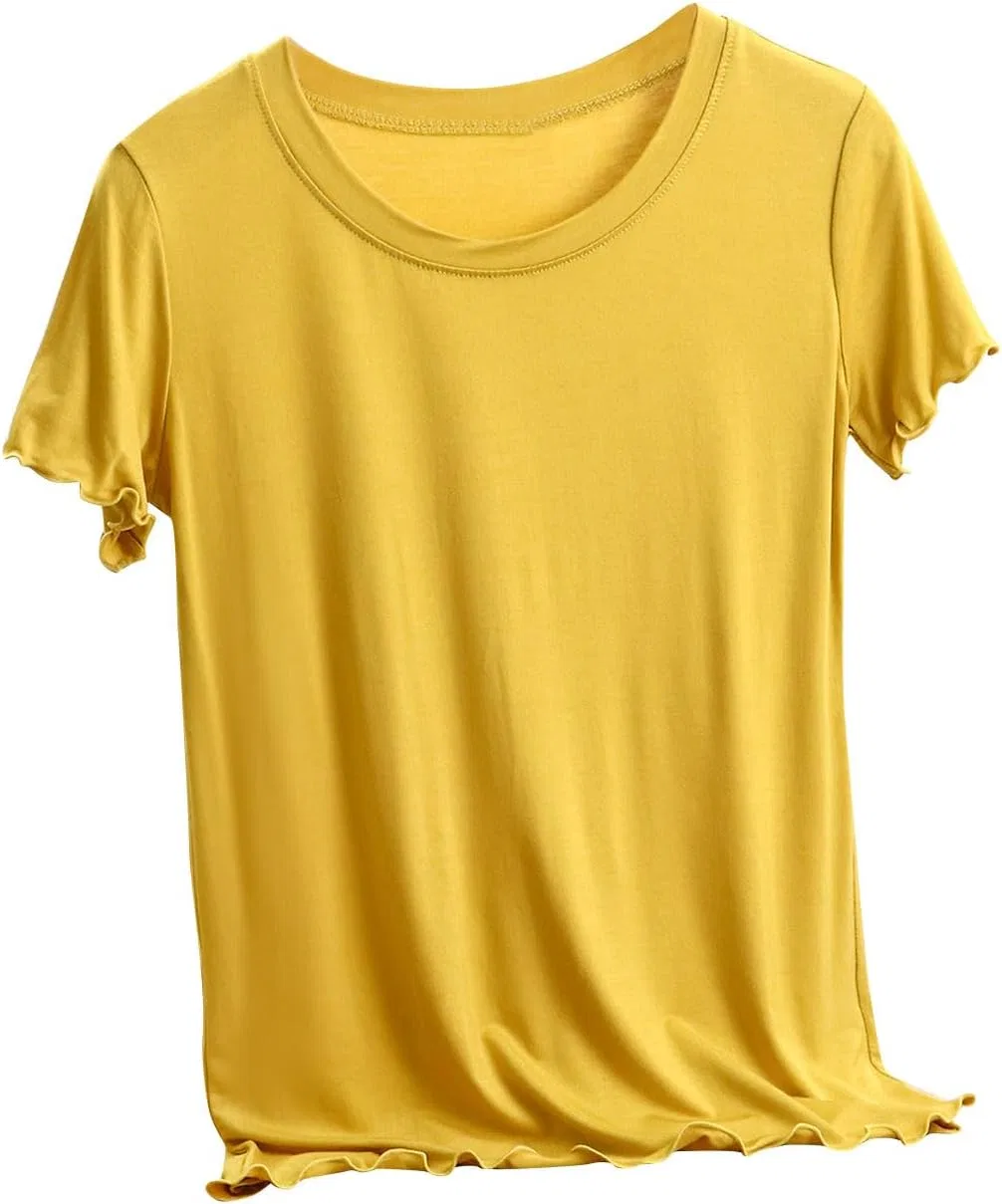 Женская футболка с круглым вырезом Modal, Yellow