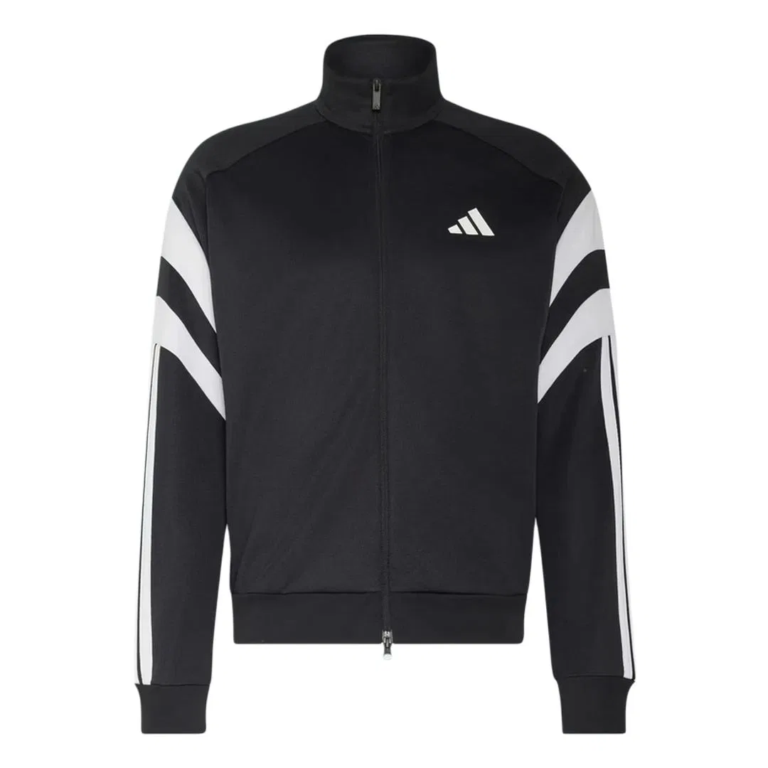 Мужская куртка с воротником-стойкой Adidas, черный