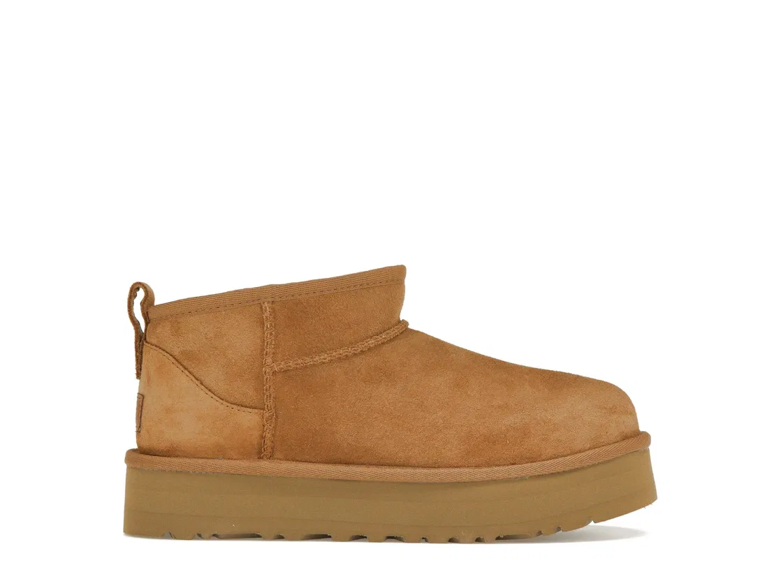 Детские ботинки на платформе UGG Classic Ultra Mini Platform Boot, Chestnut