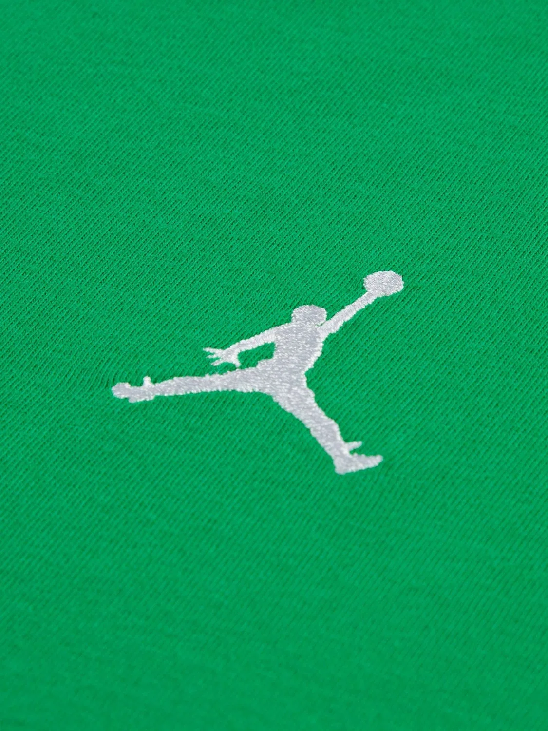 Футболка с вышивкой Jumpman Air Jordan, зеленый — фото 3