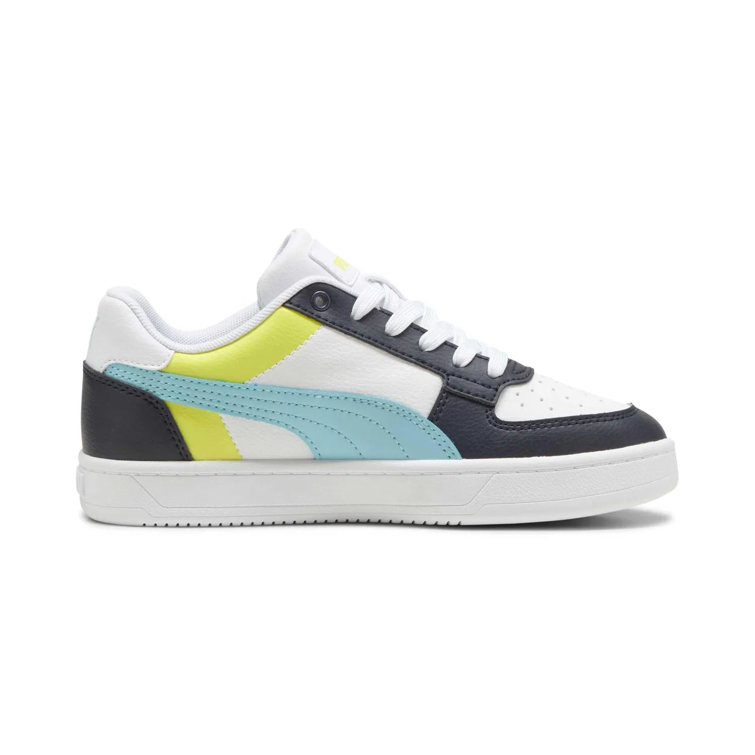 Детские кроссовки для мальчиков Caven Junior PUMA, 2 0 Block White Safe Lake New Navy — фото 3